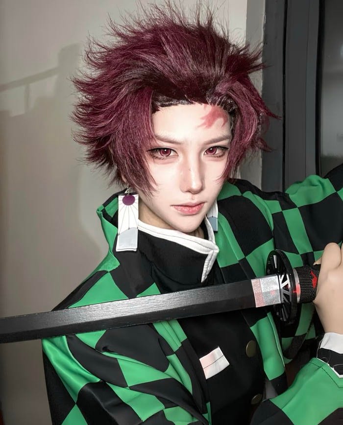 cosplay Tanjiro anime outfit