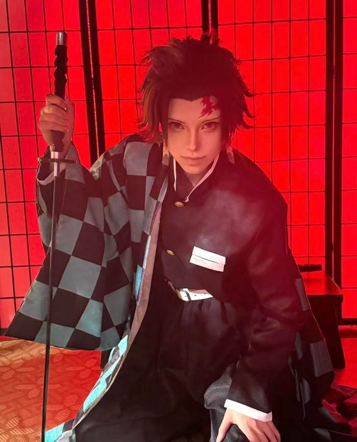 cosplay Tanjiro nam