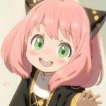 hình Anya Forger cười rạng rỡ