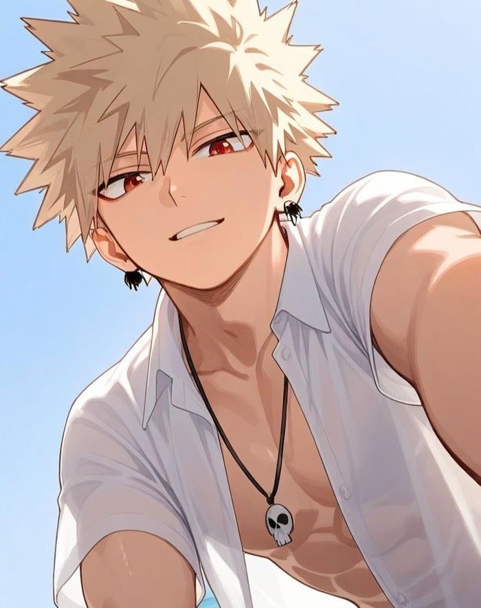 hình Bakugo anh hùng 6 múi