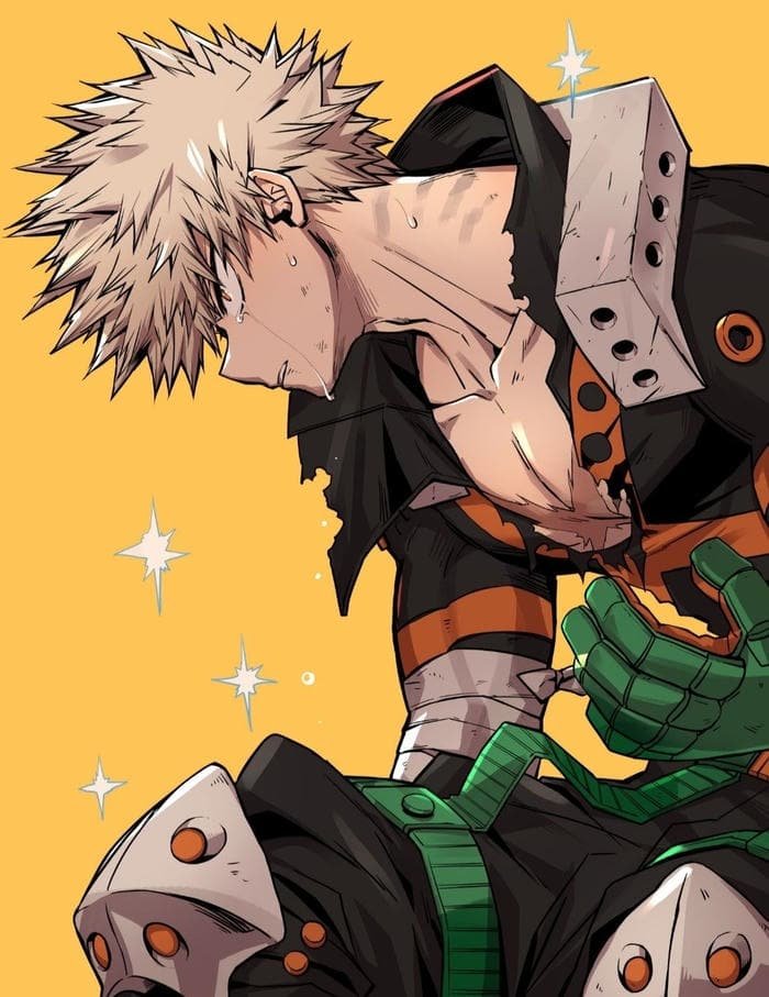 hình Bakugo bối cảnh khói lửa