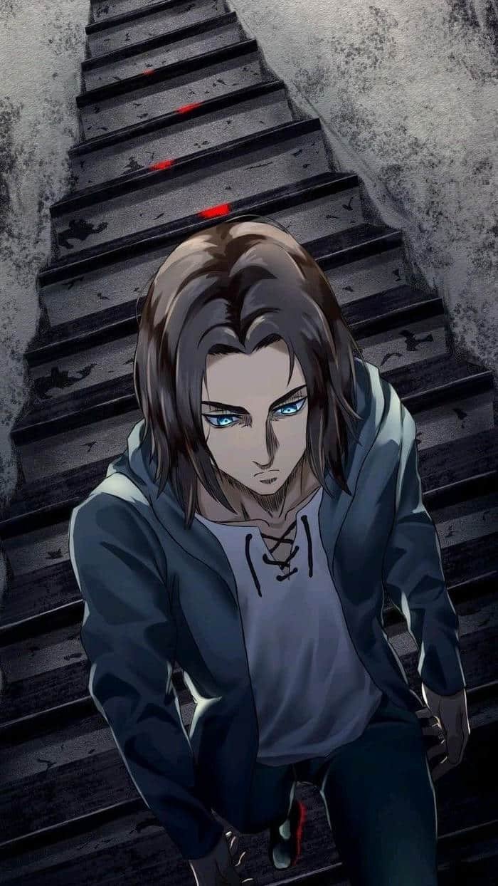 hình Eren Yeager phong cách u tối