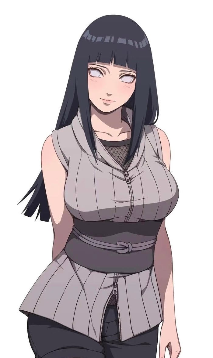 hình Hinata Hyuga ánh mắt dịu dàng