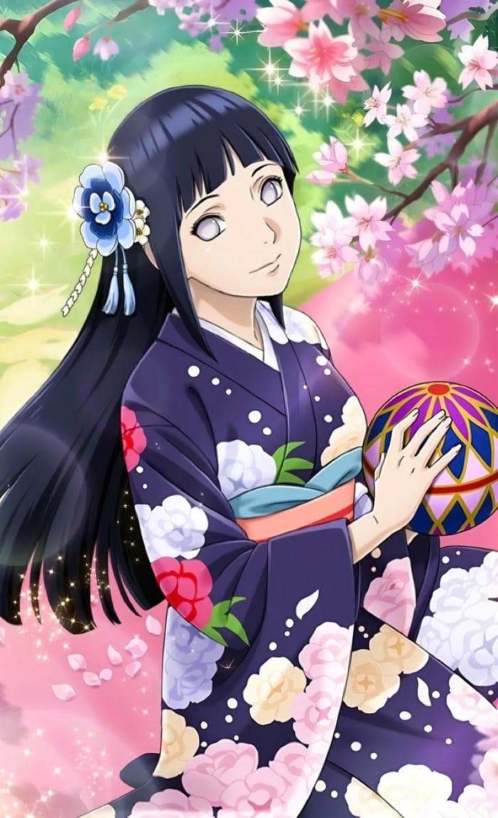 hình Hinata Hyuga concept lãng mạn