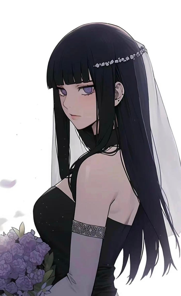 hình Hinata Hyuga ngại ngùng đáng yêu