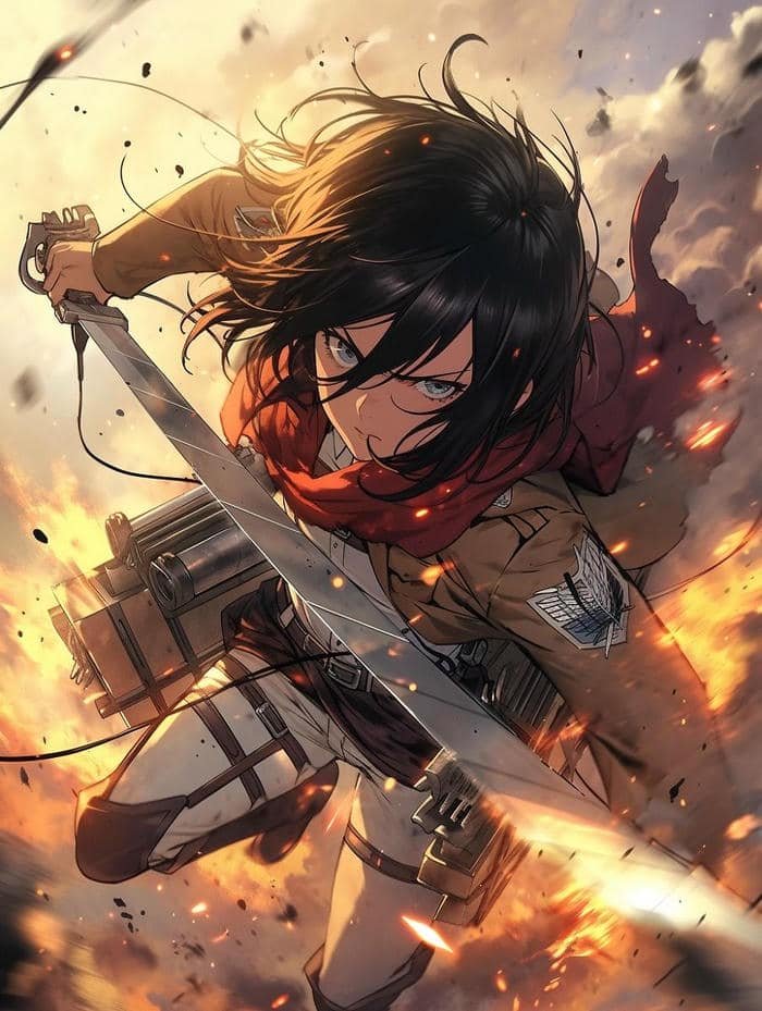 hình Mikasa Ackerman HD