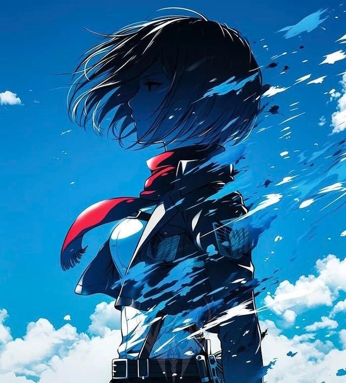 hình Mikasa Ackerman strong