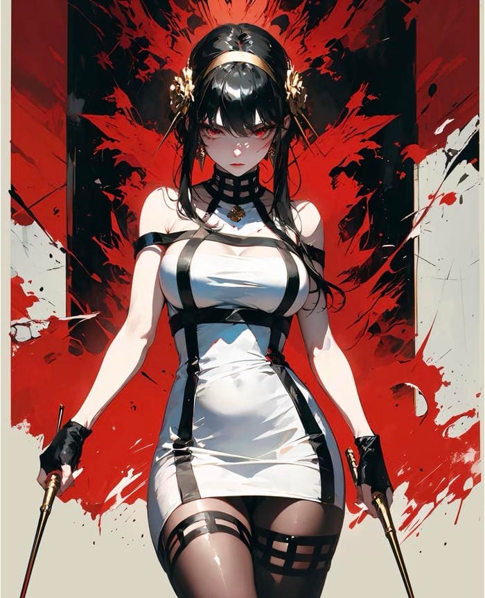 hình Yor Forger đẹp như tranh