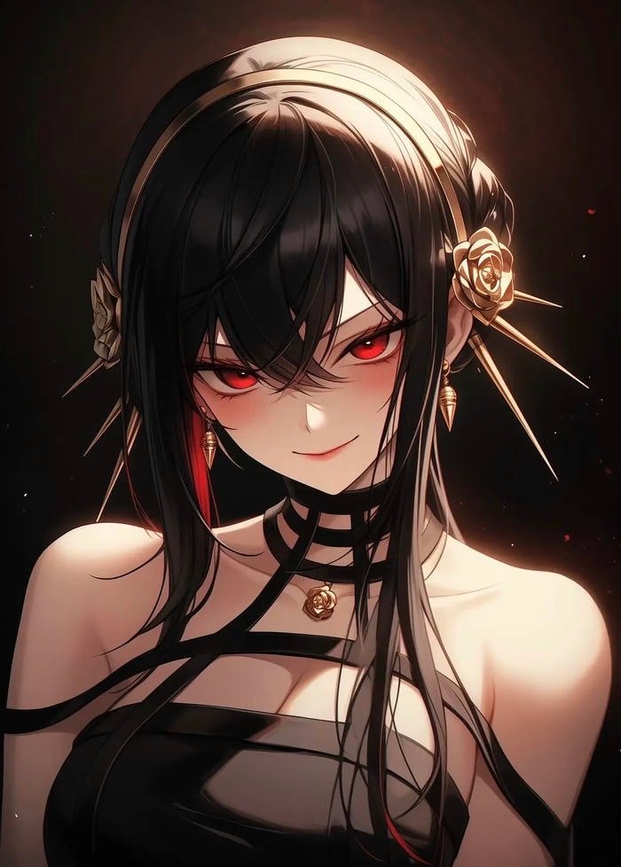 hình Yor Forger nữ sát thủ ngầu