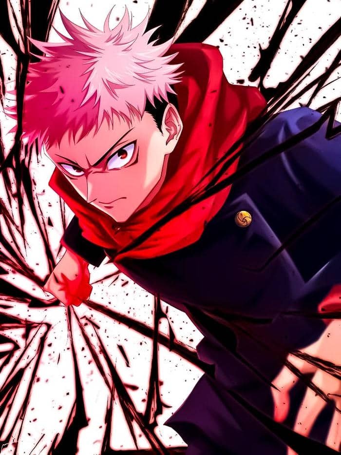 hình Yuji Itadori phong cách anime