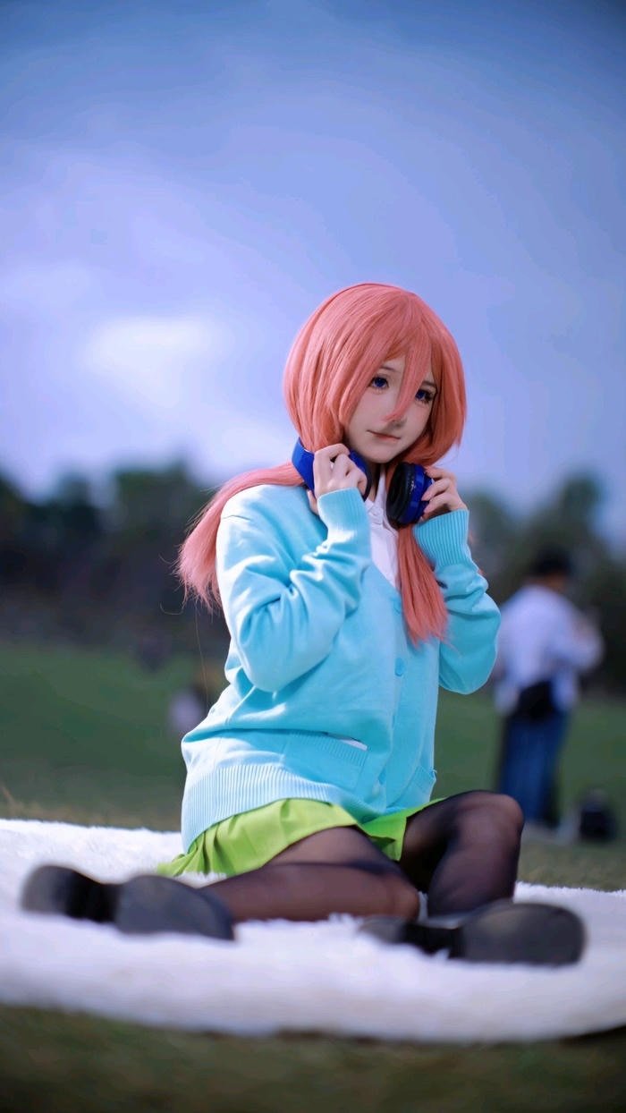 hình ảnh cosplay Miku mềm mại