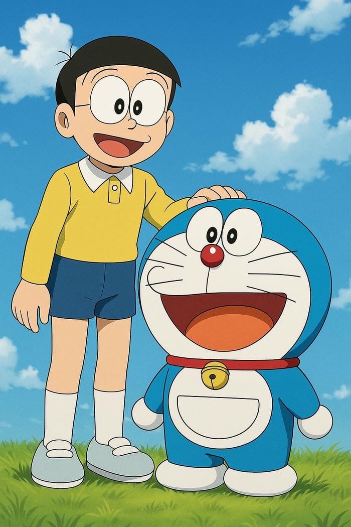 hình ảnh đẹp nobita và doremon