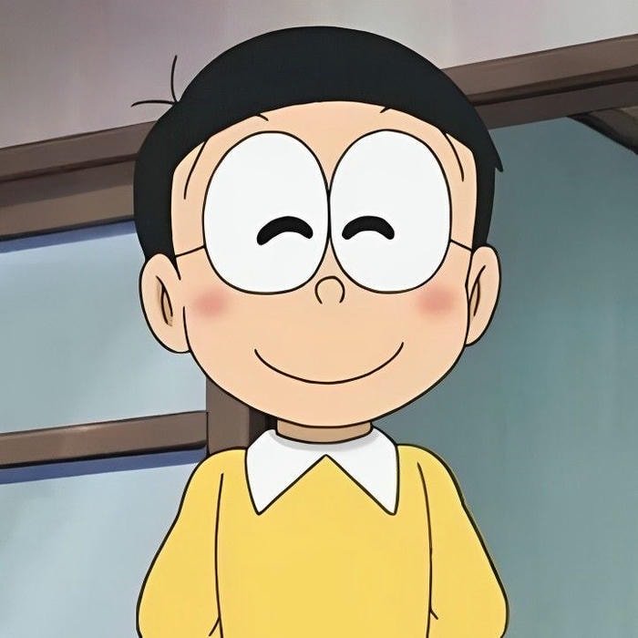 hình ảnh nobita tạo dáng dễ thương