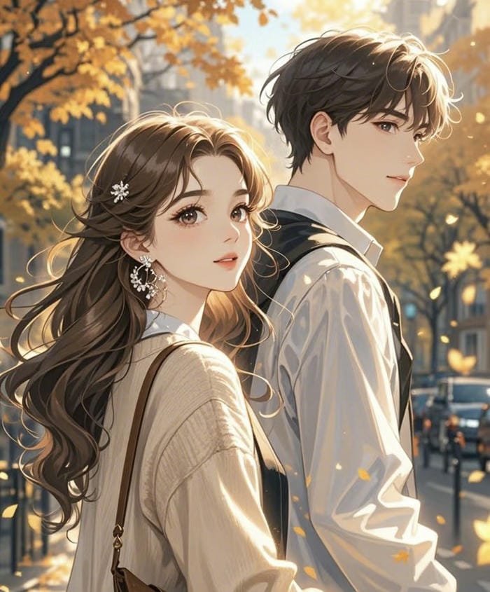 hình anime đôi tình nhân đẹp