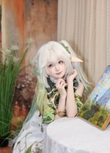 hình cosplay Nahida nhẹ nhàng