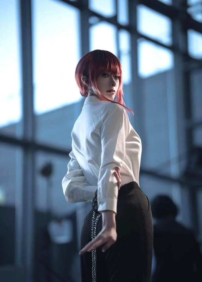 hình hóa trang Makima anime