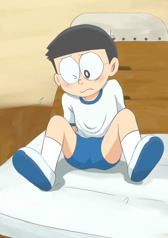 nobita anime ngộ nghĩnh ngại ngùng