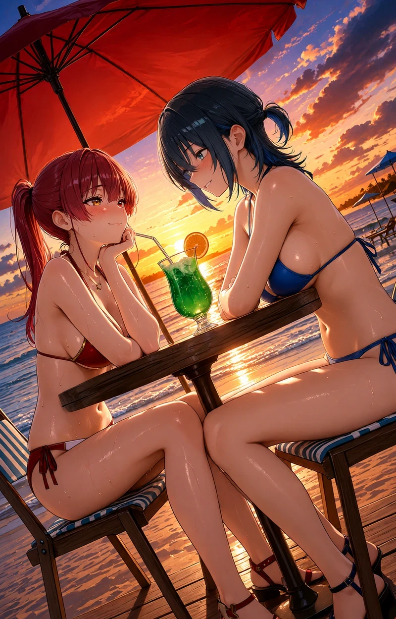 Anime bikini mỏng tang lộ hàng gợi dục