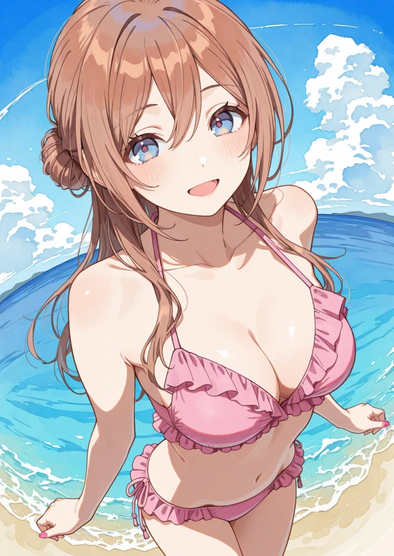 Anime ngực tròn căng khoe hàng nóng bỏng
