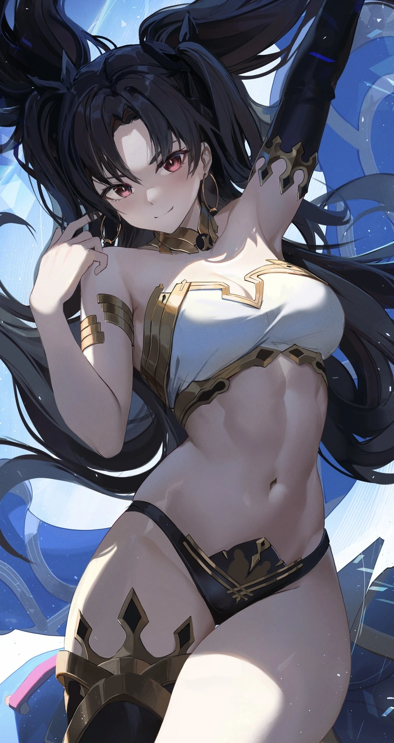 Ảnh Ishtar FGO hentai nằm nghiêng khoe dáng