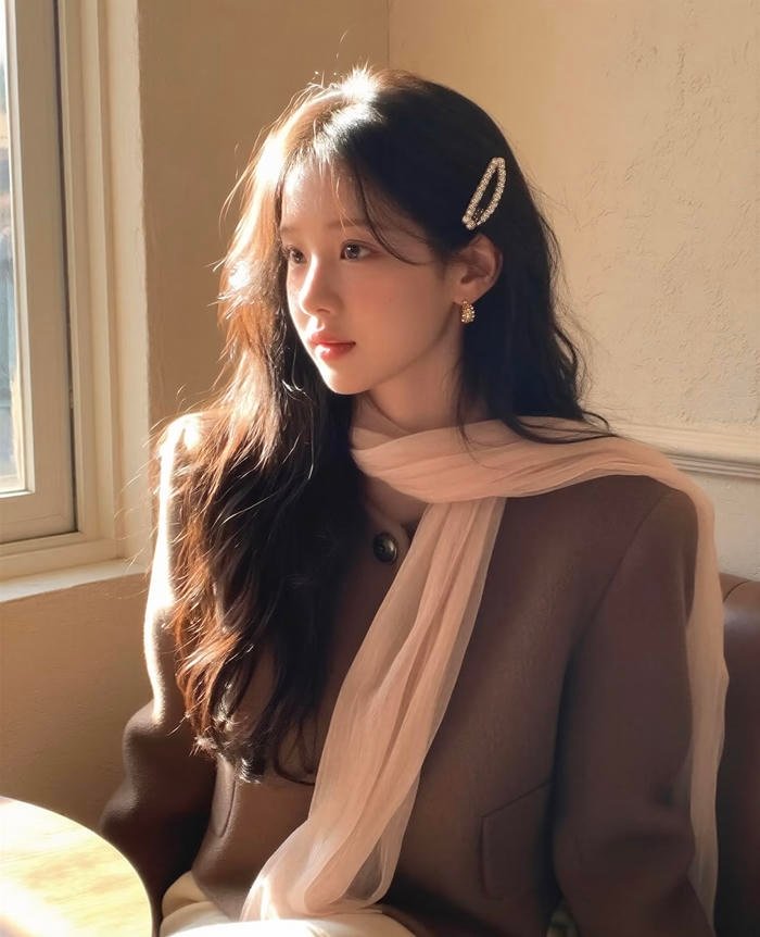 Ảnh gái xinh 2k với ánh mắt trong trẻo cuốn hút