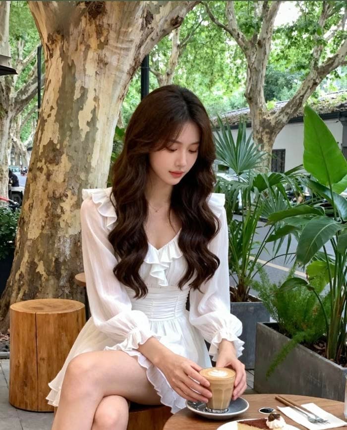 Ảnh gái xinh 2k2 gương mặt hài hòa ánh nhìn thu hút