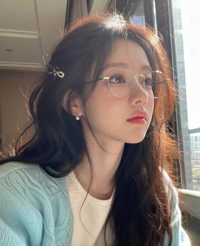 Ảnh gái xinh 2k9 khuôn mặt sáng sủa tạo ấn tượng tích cực