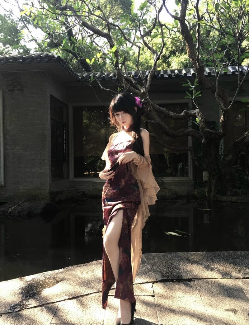 Ảnh gái xinh douyin với dung nhan sáng rõ từng đường nét