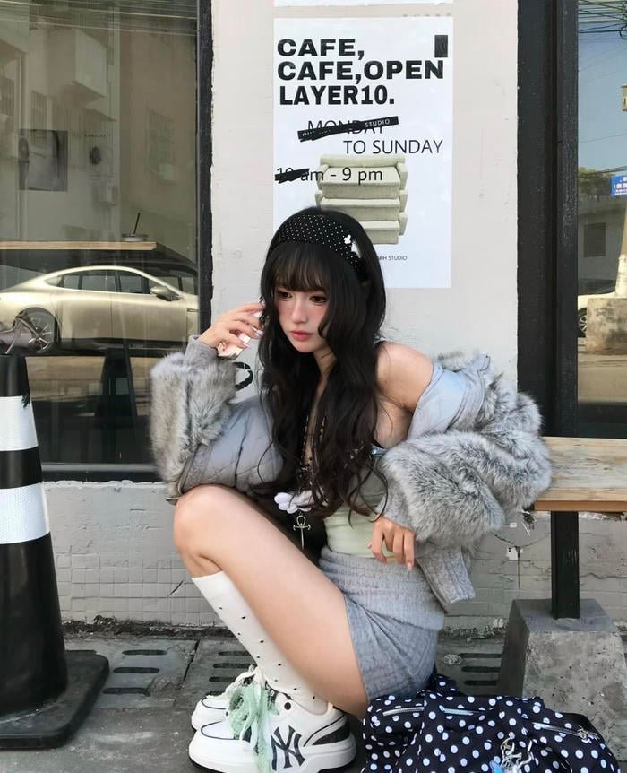 Bức ảnh gái xinh 2k9 diện mạo tươi mới đúng lứa tuổi học sinh