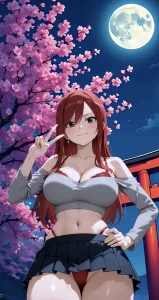 Hình ảnh Erza hentai khoe thân hình nóng bỏng