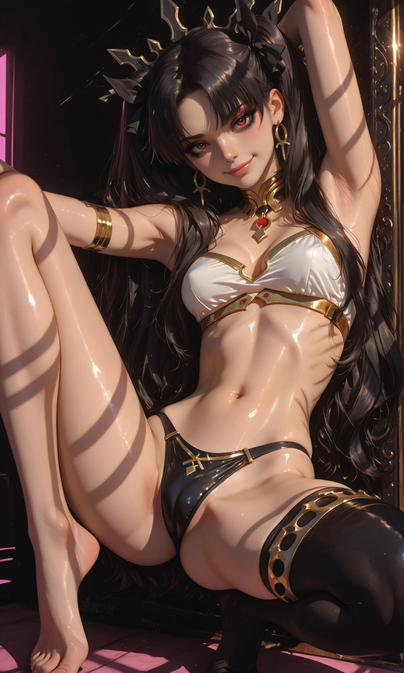 Hình ảnh Ishtar FGO hentai khoe thân sexy