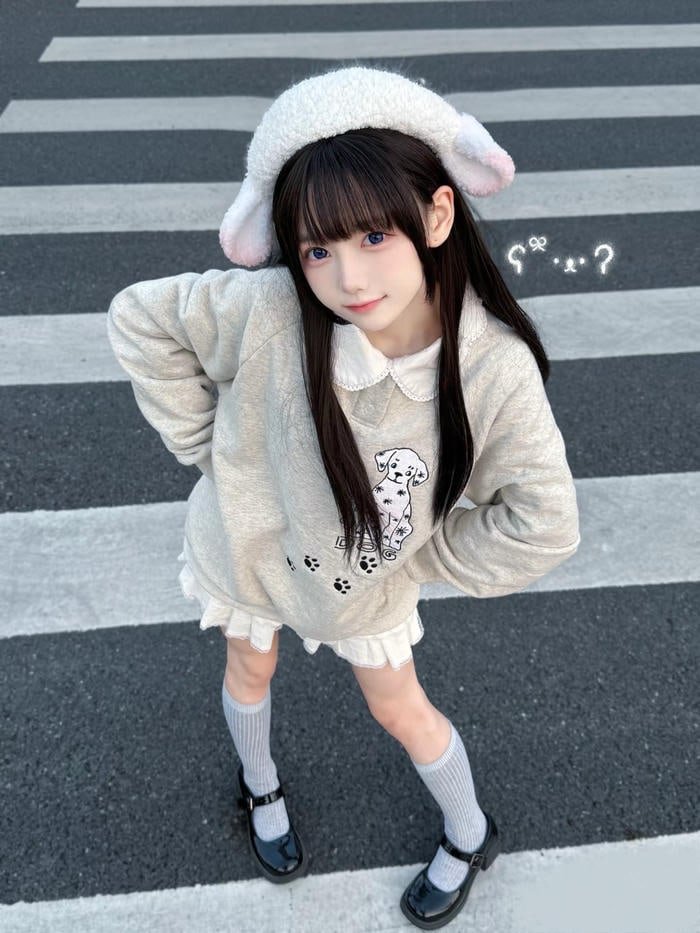 Hình ảnh gái xinh 2k7 trang phục thường ngày mang tính ứng dụng