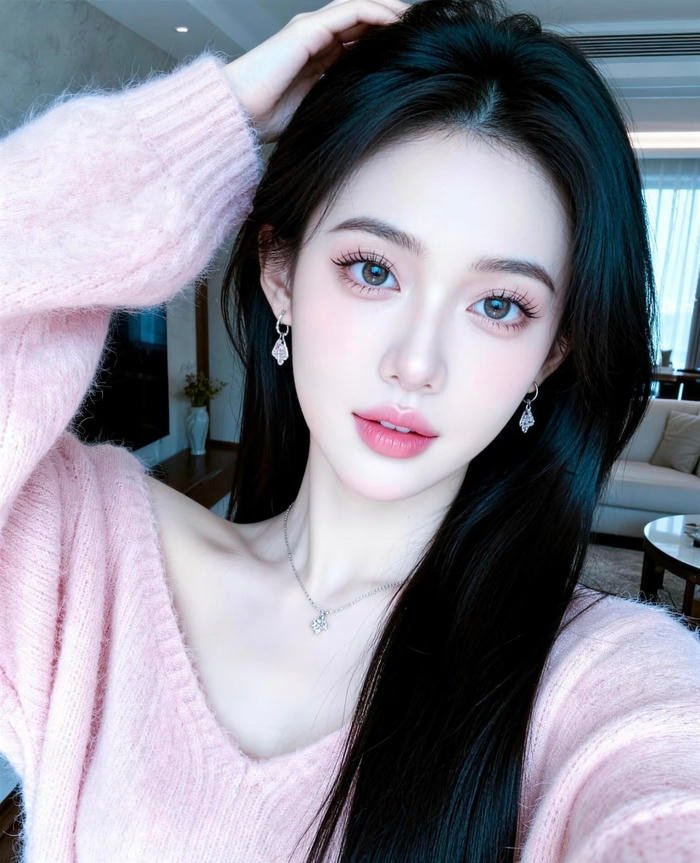 Hình ảnh gái xinh 2k8 gương mặt ưa nhìn phù hợp chia sẻ lành mạnh