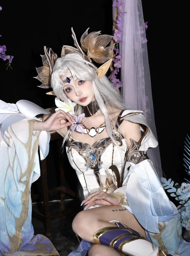 Hình cosplay Điêu Thuyền mang vẻ kiều diễm cổ điển