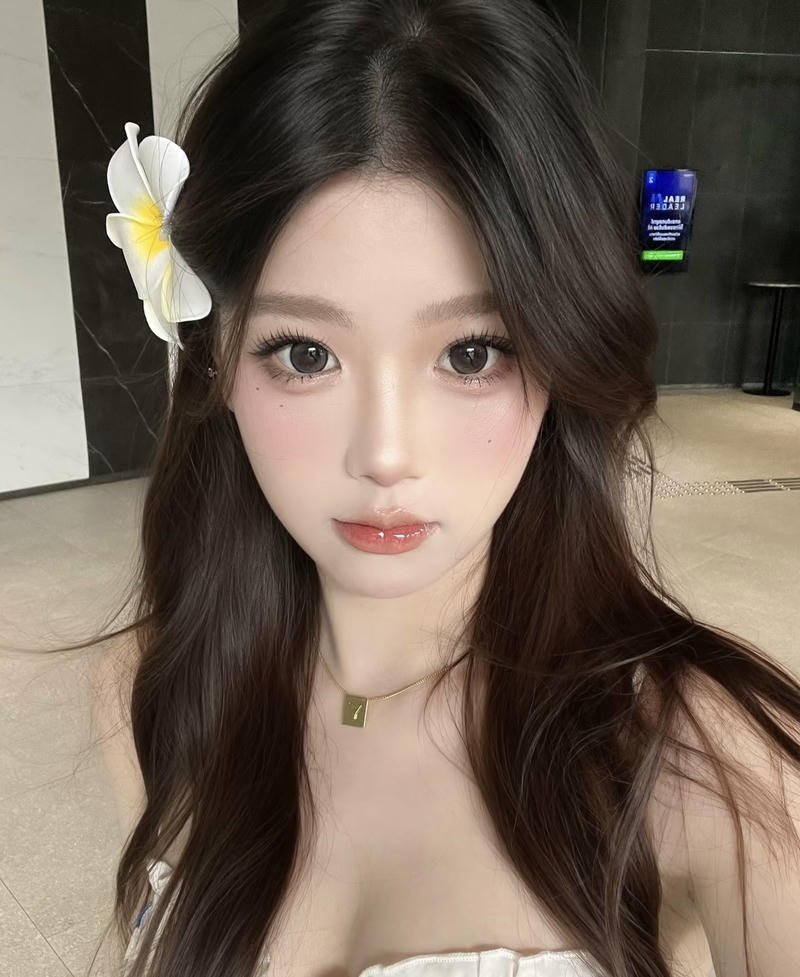 Hình gái xinh douyin mang nét đẹp mềm dịu