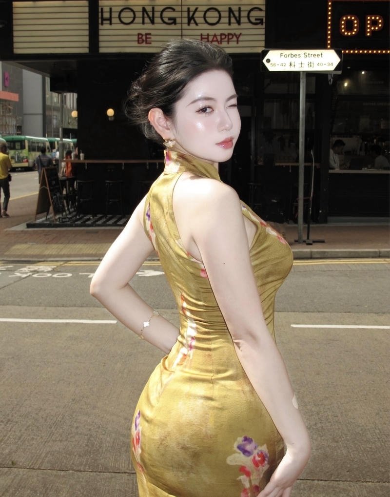 Hình gái xinh douyin mang vẻ ngoài thanh thoát