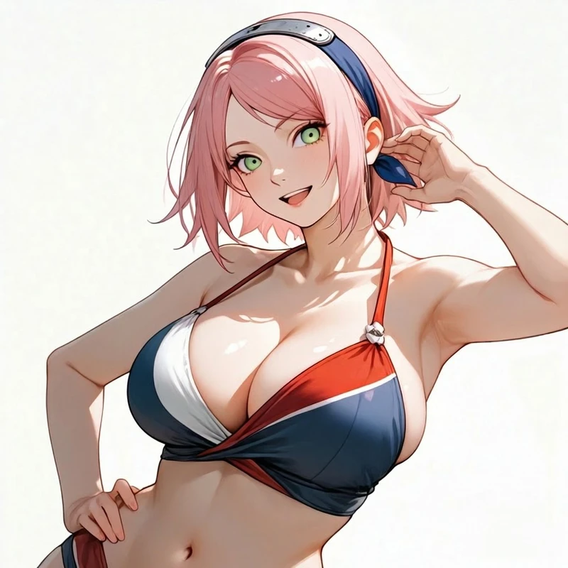 ảnh Sakura hentai đẹp quyến rũ sắc nét
