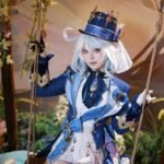 Ảnh Furina cosplay kiểu dáng trang phục độc đáo