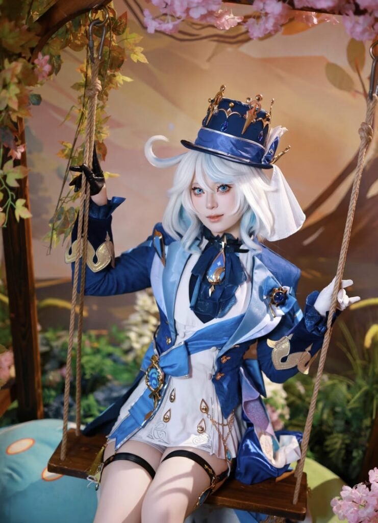 Ảnh Furina cosplay kiểu dáng trang phục độc đáo