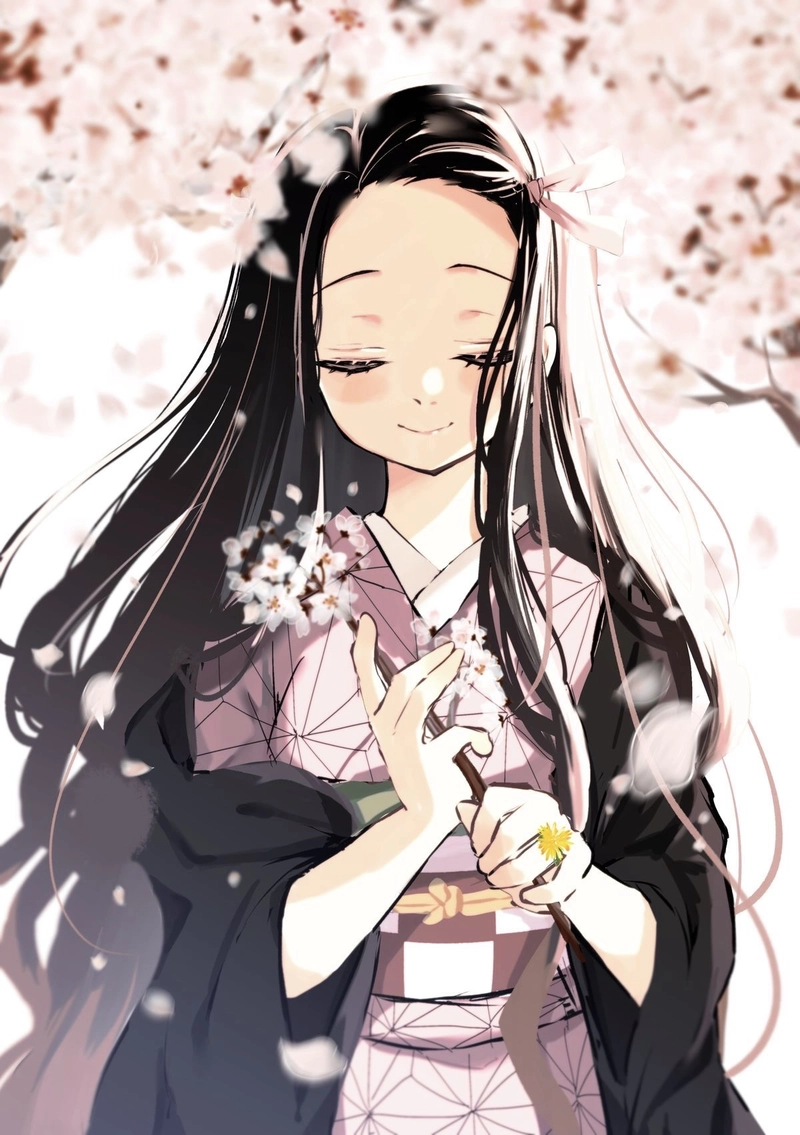 Ảnh Kamado Nezuko vẻ đẹp cuốn hút trong từng biểu cảm