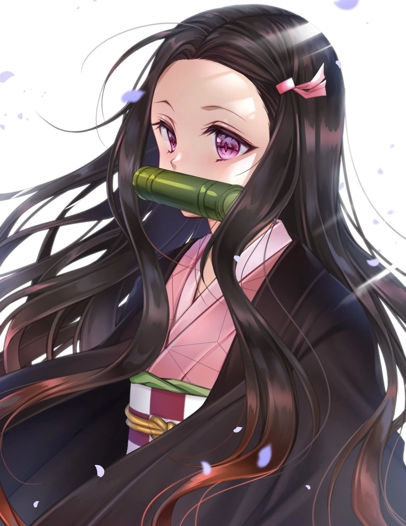 Ảnh Kamado Nezuko vẻ đẹp dịu dàng đầy thần thái