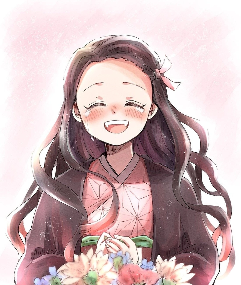 Ảnh Kamado Nezuko vẻ đẹp dịu dàng phong cách Nhật