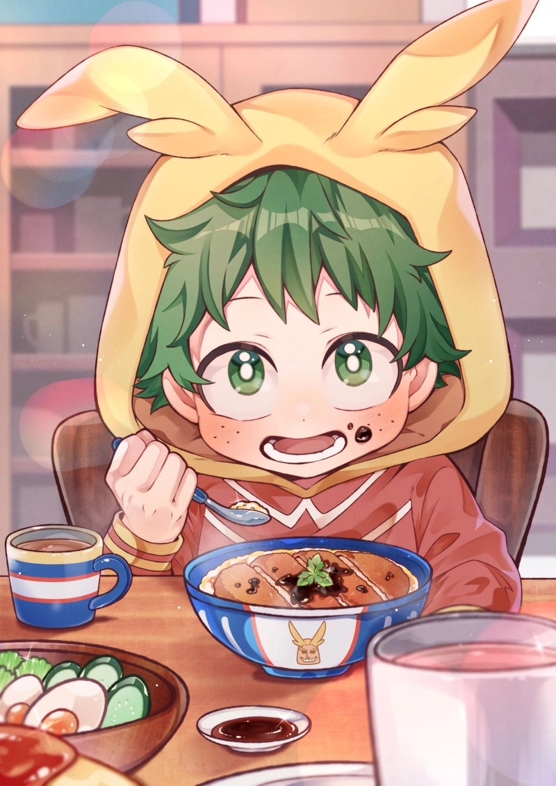 Ảnh Midoriya Izuku biểu tượng hy vọng của UA hero