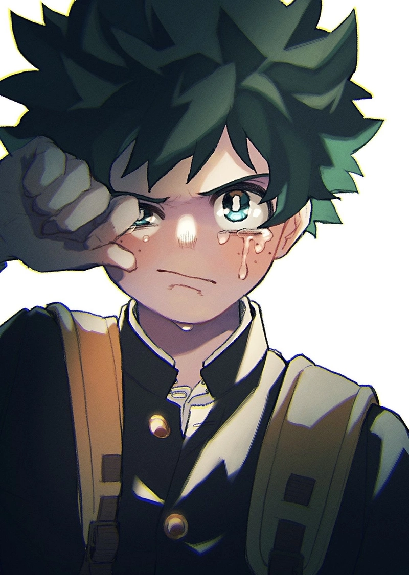 Ảnh Midoriya Izuku sức mạnh bùng nổ giữa trận đấu