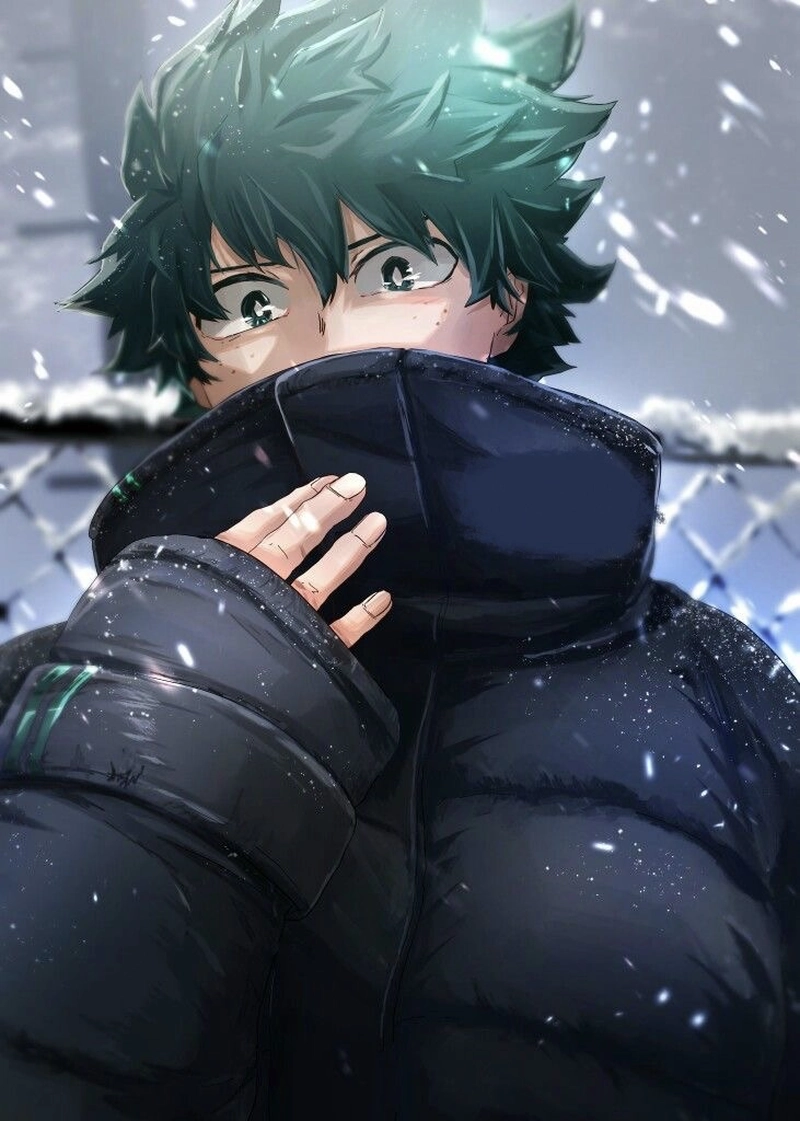 Ảnh Midoriya Izuku trạng thái Dark Hero bí ẩn