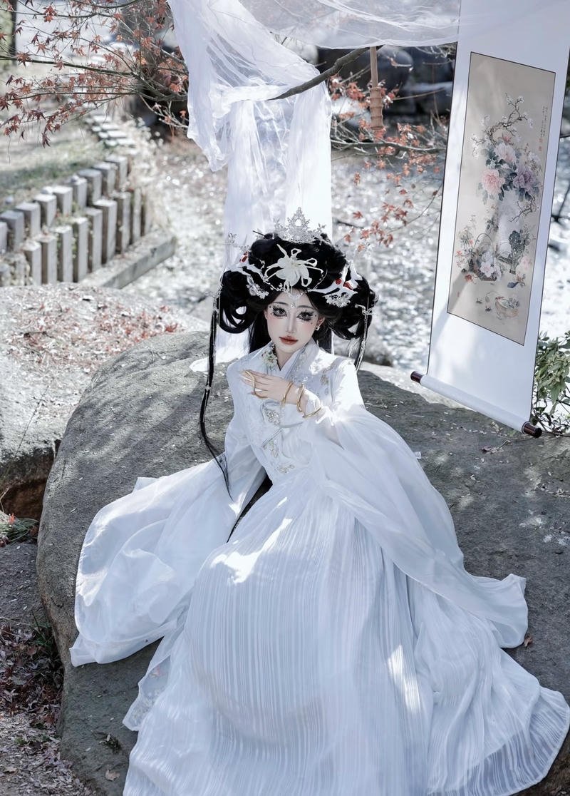 Ảnh cosplay yêu quái xương trắng phù hợp làm avatar đẹp