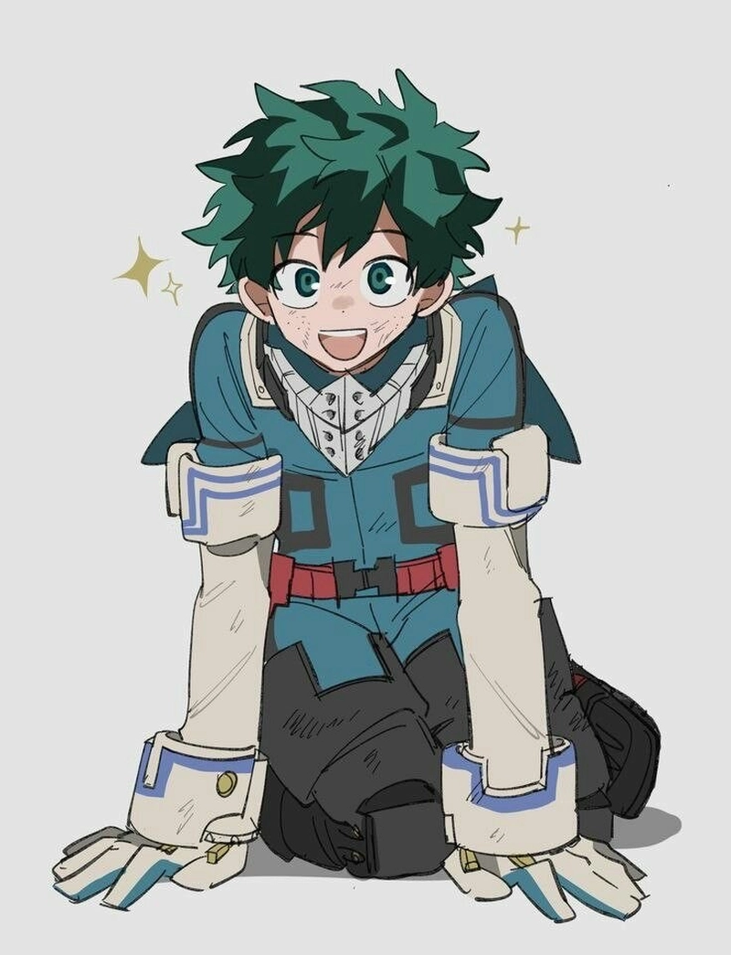 Deku hình nền anime phong cách tối giản đầy cuốn hút