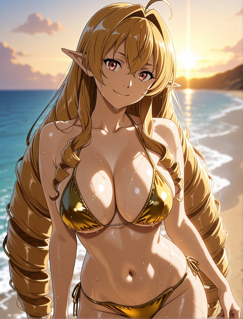 Doujin Elinalise hentai cởi đồ gợi tình cực phẩm