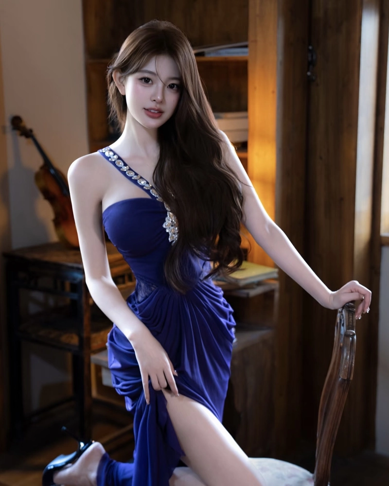 Gương mặt thanh tú cùng tóc dài rất cuốn hút