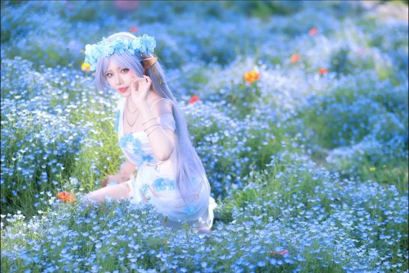 Hình Frieren Cosplay Xinh Đáng Yêu Dễ Thương